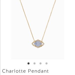 Druzy stone necklace